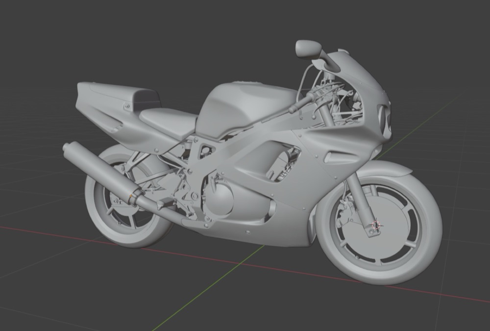 1992 Honda CBR900RR Fireblade gövde seti