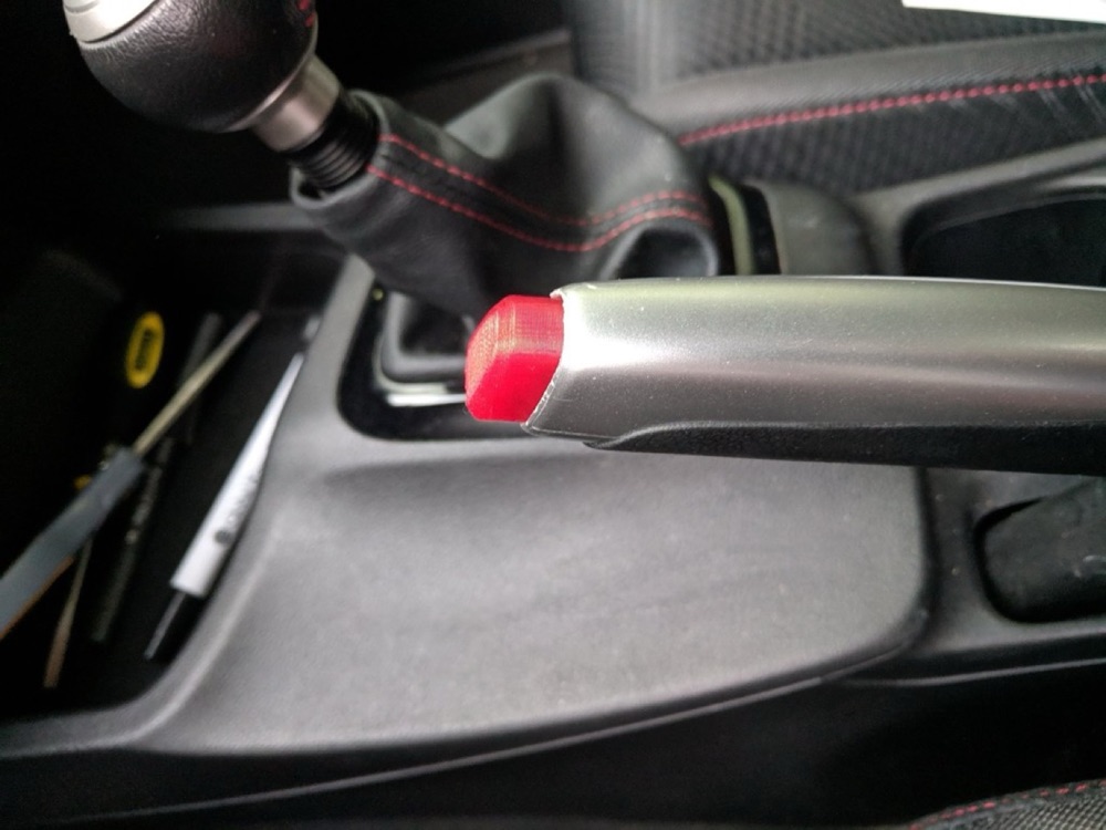 2012 Honda Civic Si el freni düğmesi