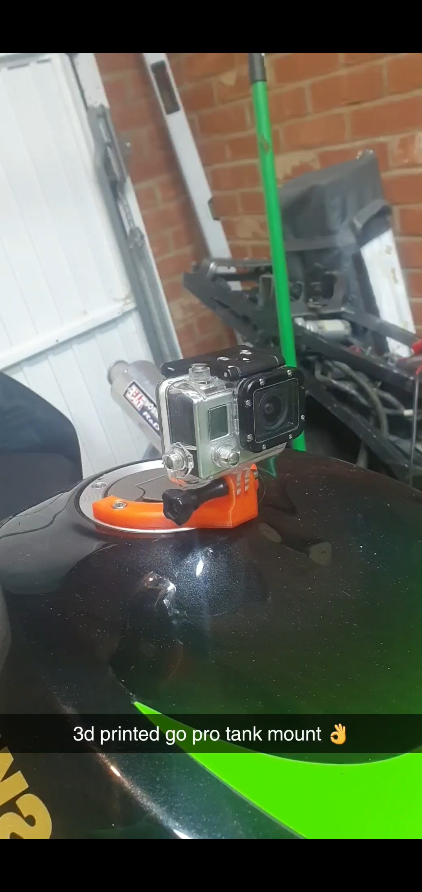 Kawasaki ZX-10R (2010) Depo Ustu GoPro Tutucu görsel 3