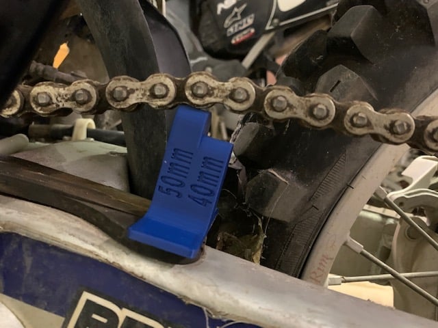 Motosiklet Zincir Boslugu Olcum Aleti (Kawasaki 52-62mm)