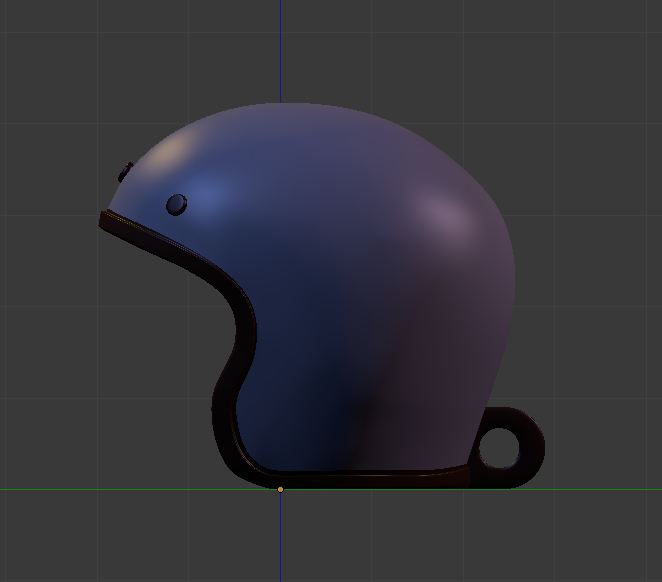 Retro Motosiklet Kaski Anahtarlik görsel 4