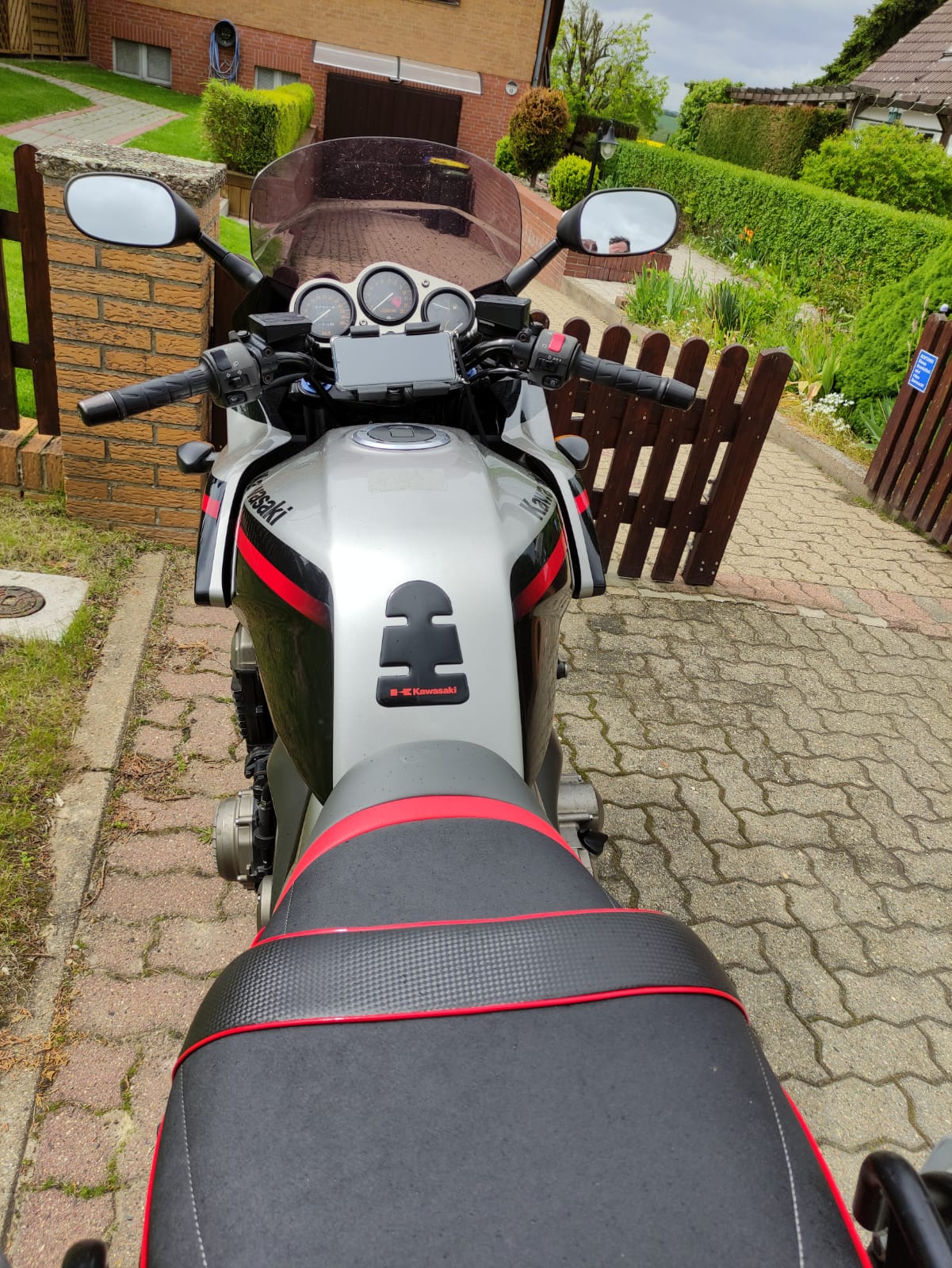Kawasaki ZRX1200S Telefon/Navigasyon Tutucu görsel 2