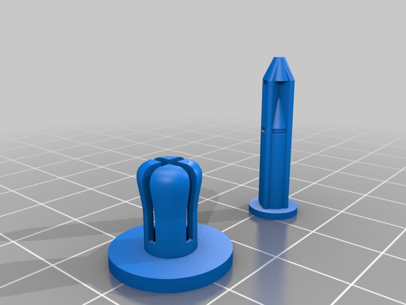 Motosiklet Kaporta Percini 6.5mm (Push-Pin) görsel 2