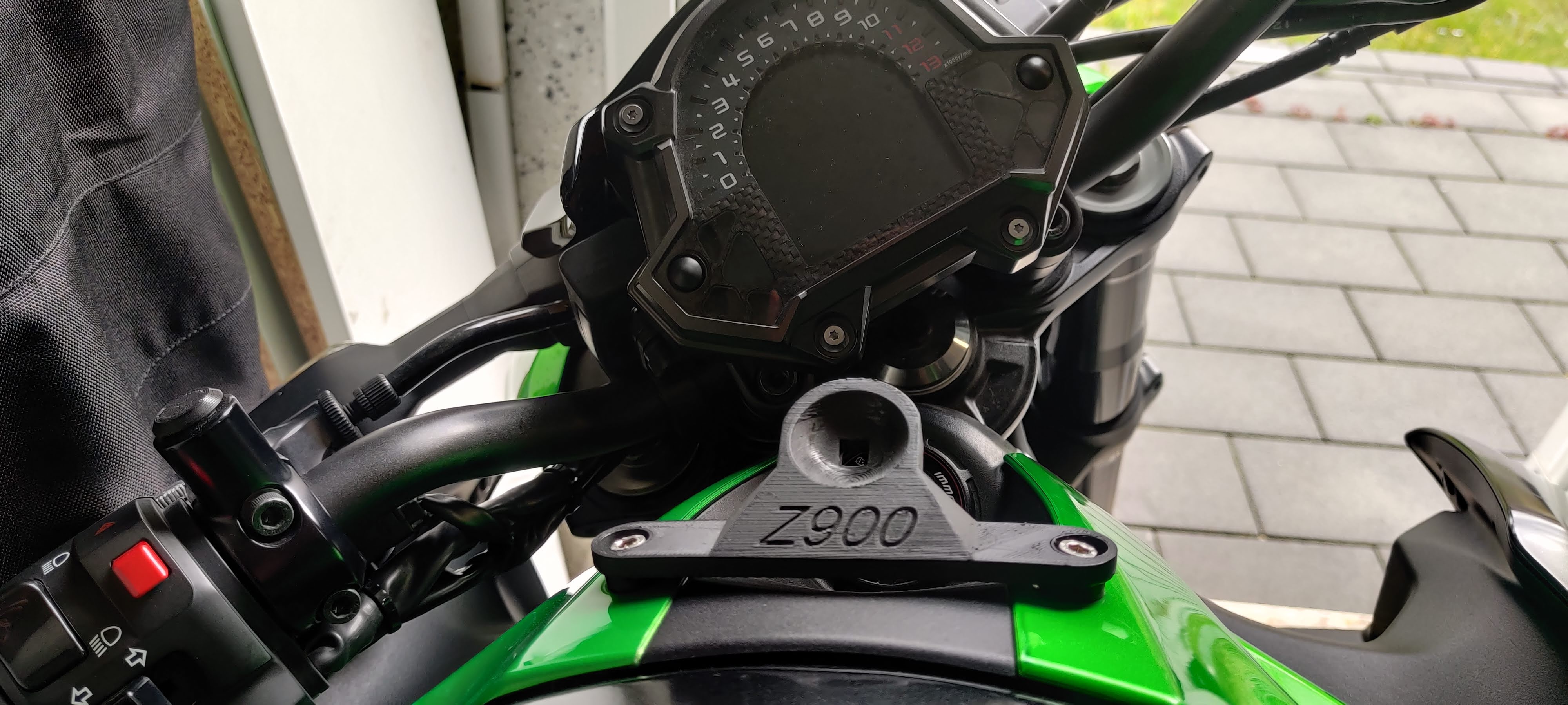 Kawasaki Z900 Telefon Tutucu V7 görsel 3