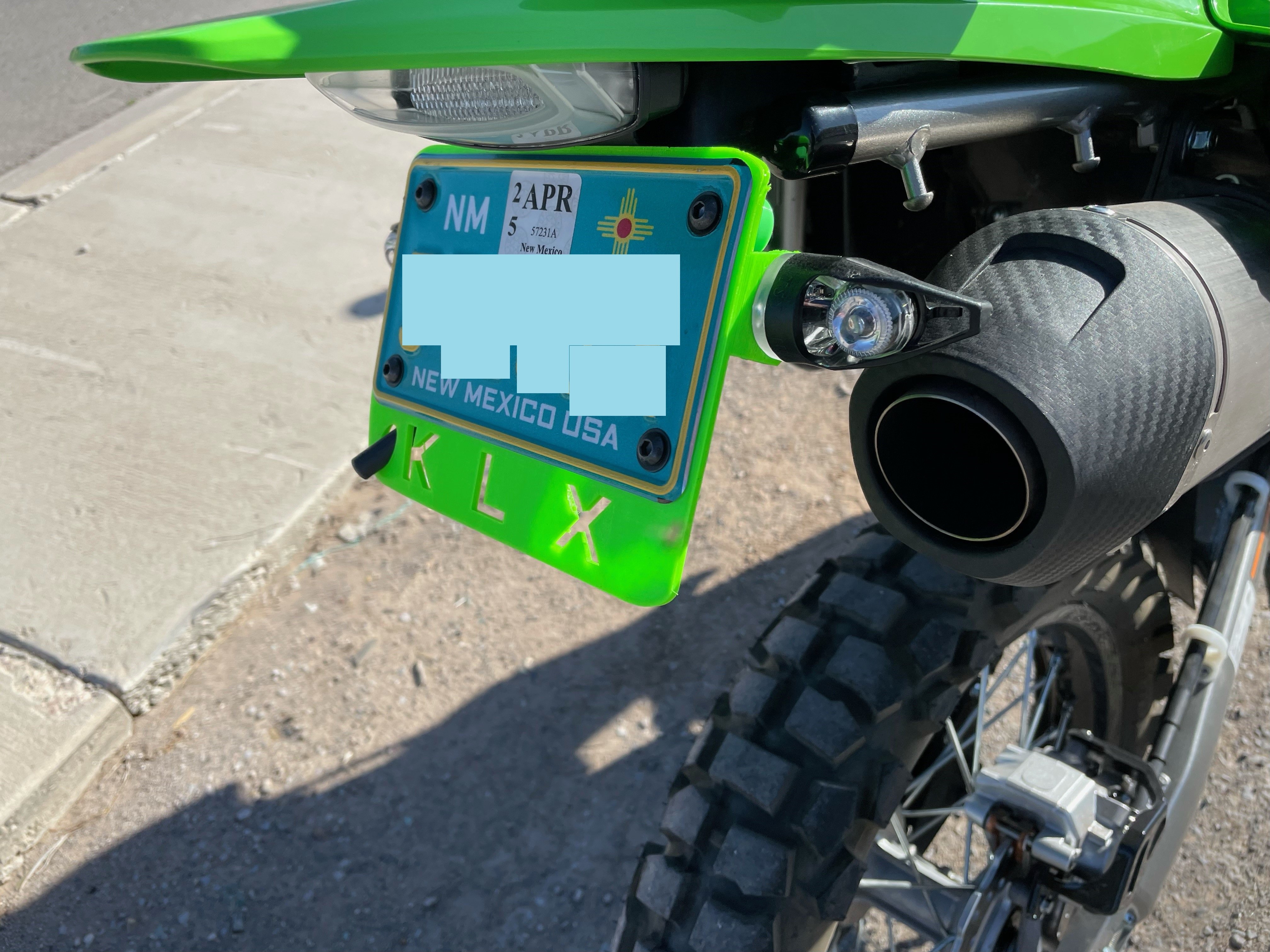 Kawasaki KLX300 Plaka Tutucu Grubu
