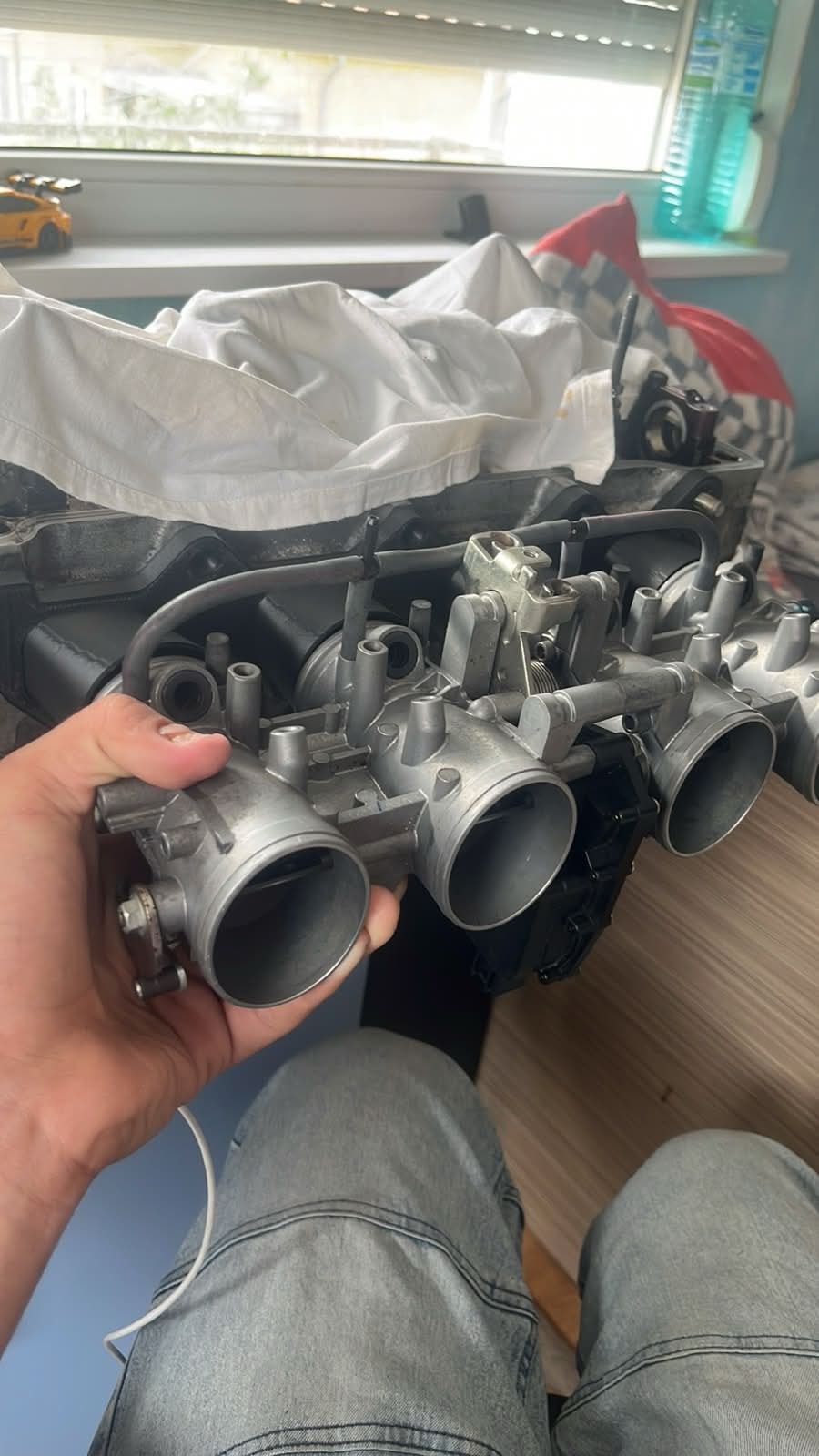 Kawasaki ZX-6R Gaz Kelebegi Manifoldu (ITB) görsel 3