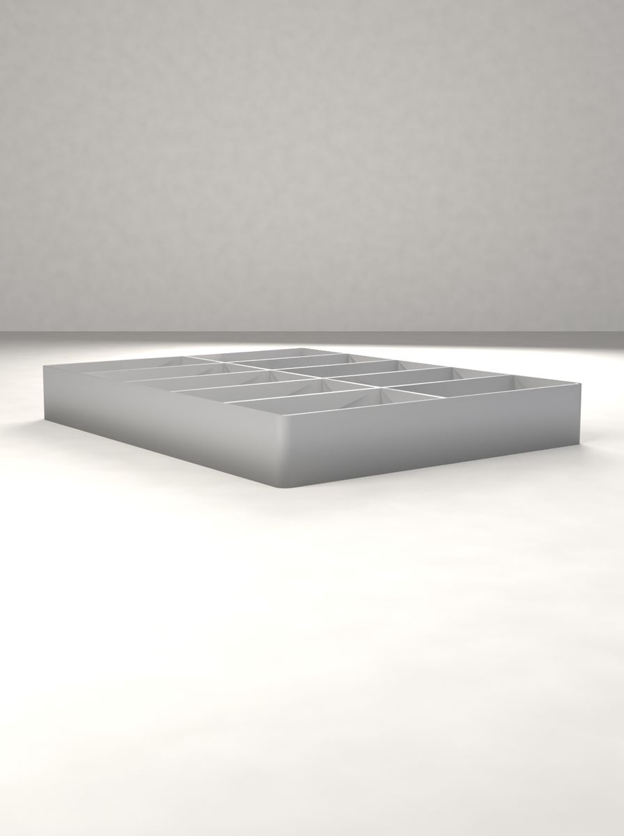 Açık Organizer Kutu (110 × 140 × 18 mm, 2 × 5 Gözlü)