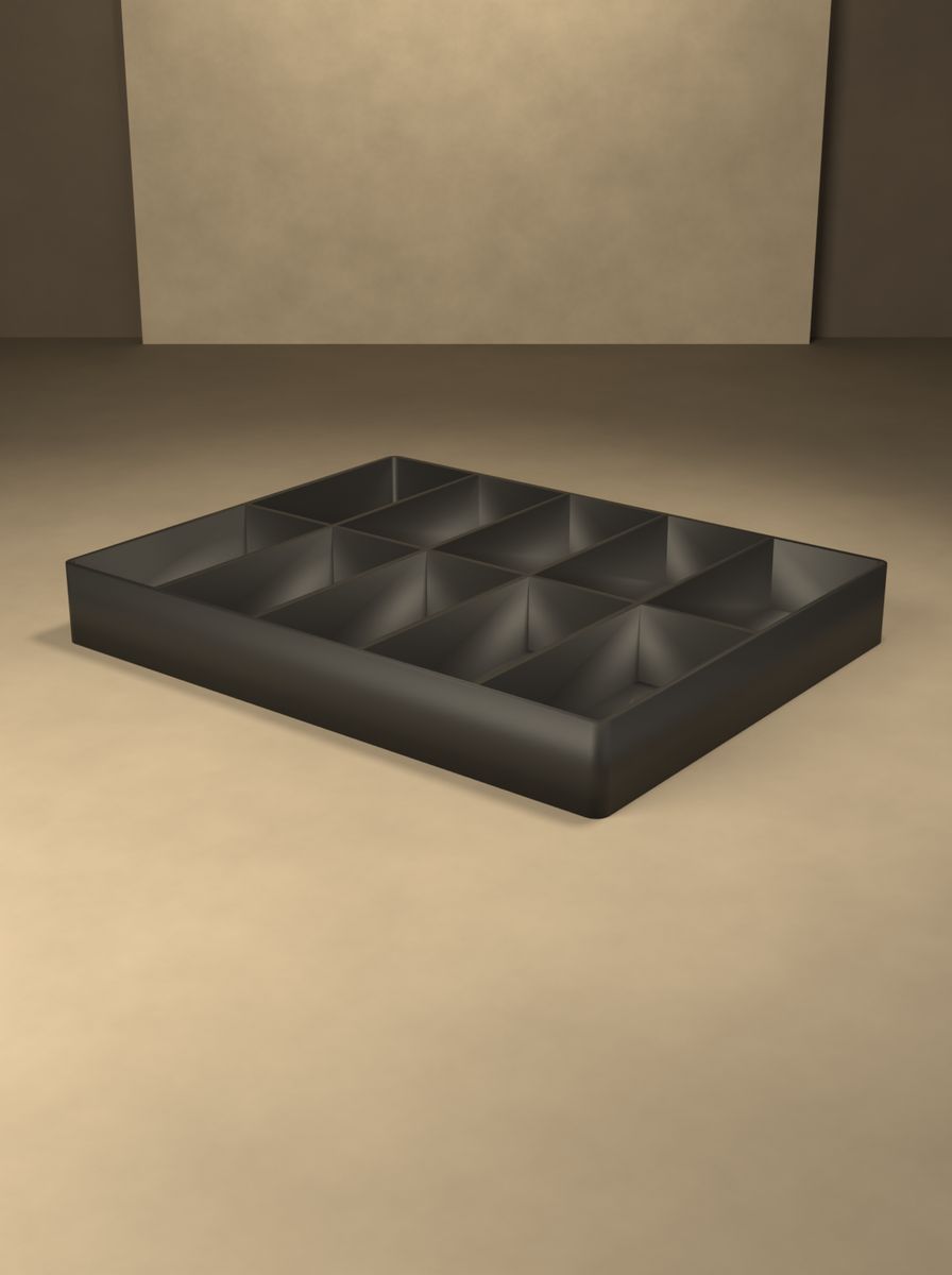 Açık Organizer Kutu (110 × 140 × 18 mm, 2 × 5 Gözlü) görsel 4