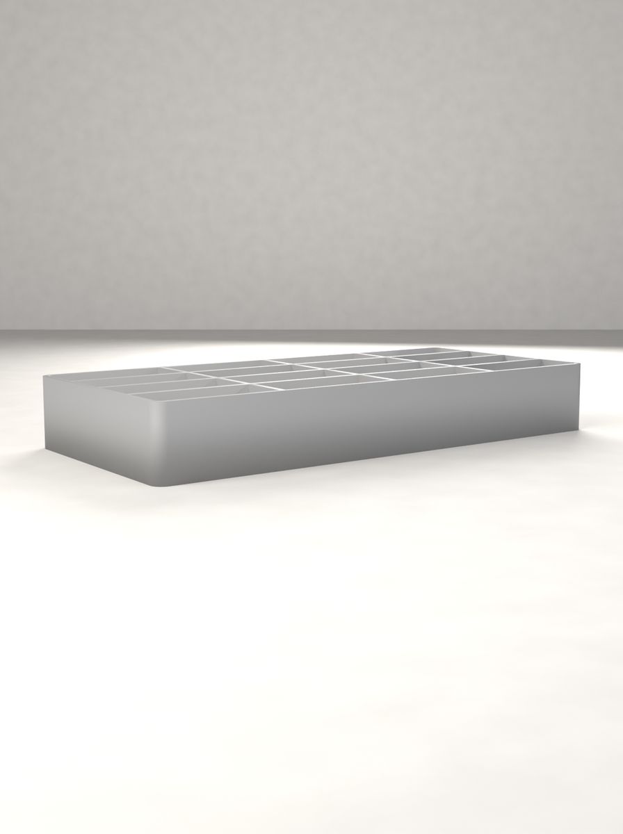 Açık Organizer Kutu (130 × 60 × 18 mm, 4 × 4 Gözlü) görsel 2