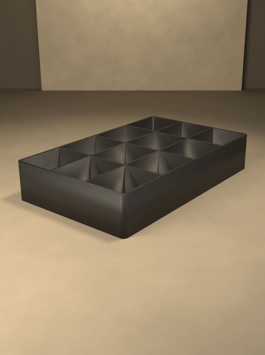 Açık Organizer Kutu (130 × 80 × 24 mm, 4 × 3 Gözlü) görsel 4