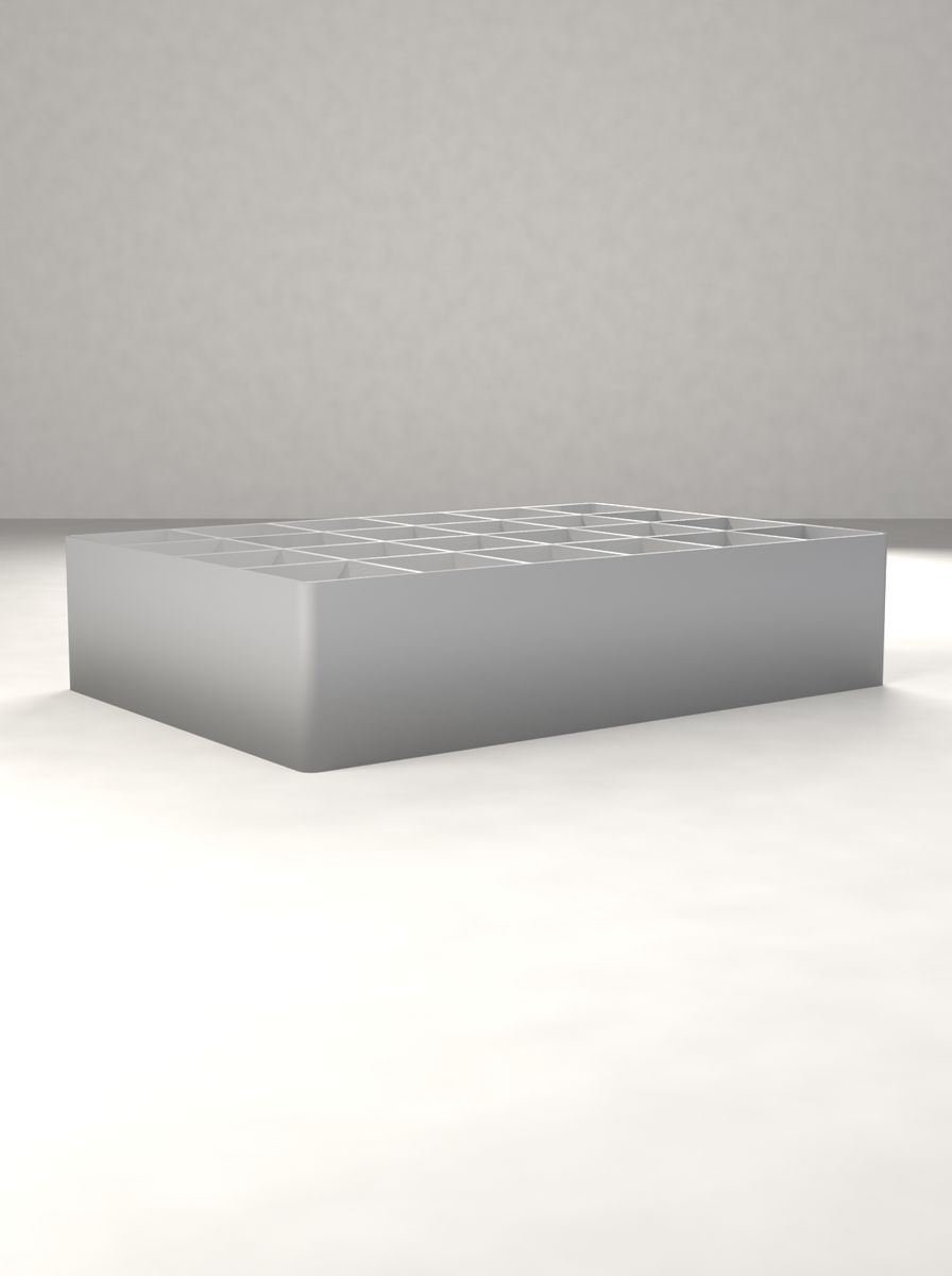 Açık Organizer Kutu (160 × 110 × 36 mm, 6 × 4 Gözlü) görsel 2