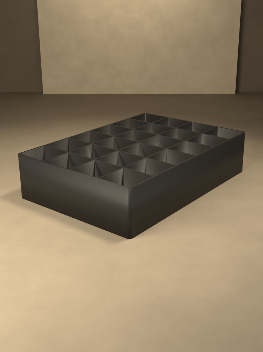 Açık Organizer Kutu (160 × 110 × 36 mm, 6 × 4 Gözlü) görsel 4