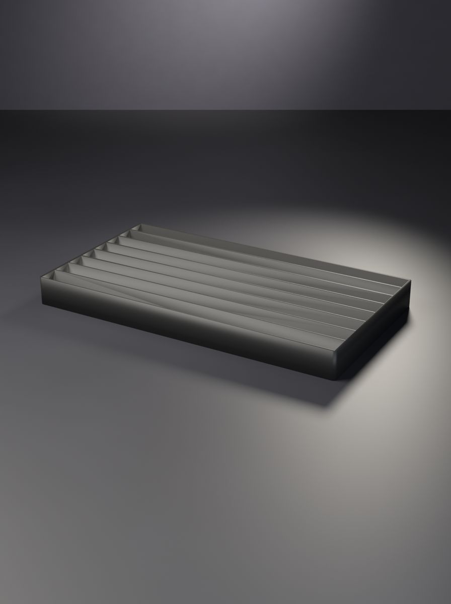 Açık Organizer Kutu (180 × 100 × 16 mm, 1 × 8 Gözlü)