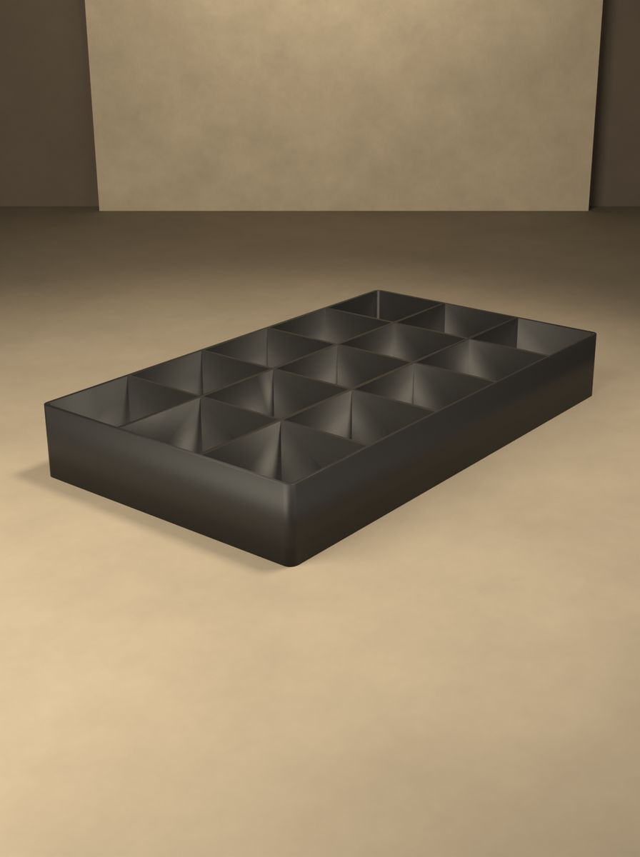 Açık Organizer Kutu (190 × 110 × 26 mm, 5 × 3 Gözlü) görsel 4