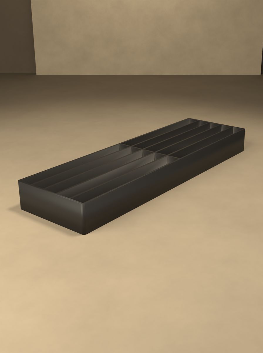 Açık Organizer Kutu (200 × 60 × 20 mm, 2 × 5 Gözlü) görsel 4