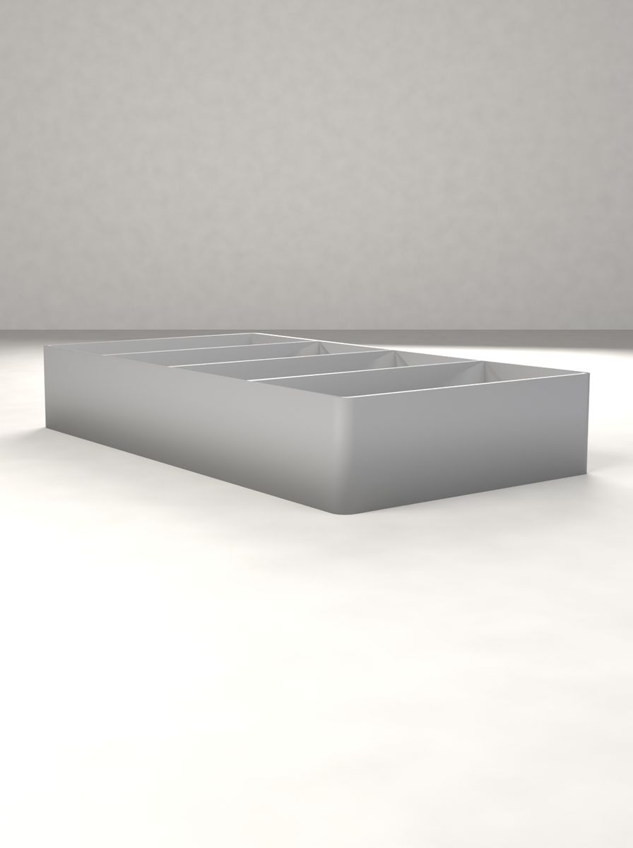 Açık Organizer Kutu (70 × 130 × 22 mm, 1 × 4 Gözlü) görsel 2