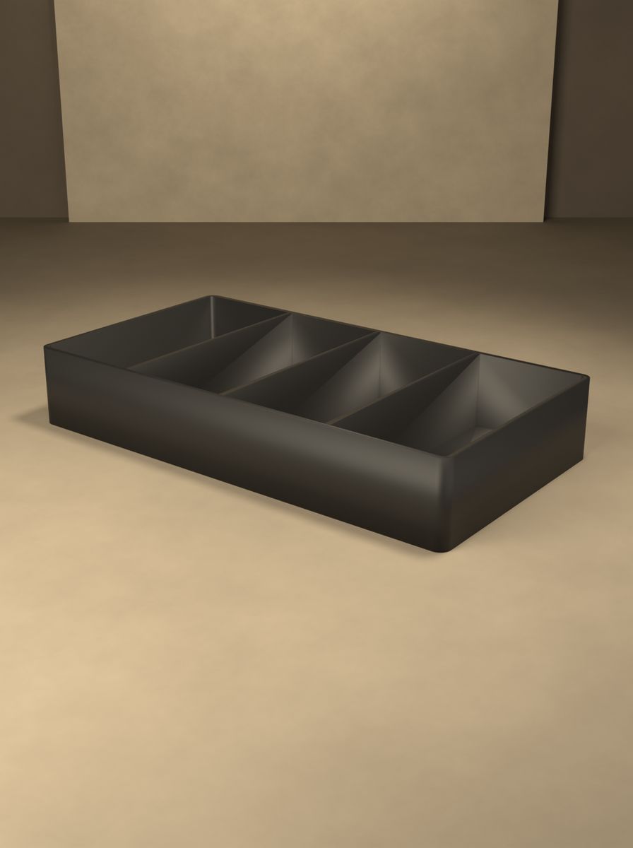 Açık Organizer Kutu (70 × 130 × 22 mm, 1 × 4 Gözlü) görsel 4