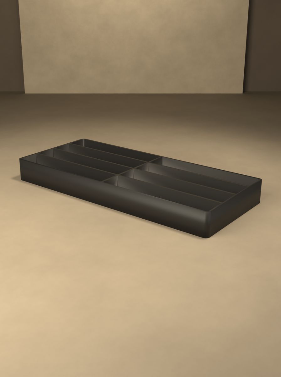 Açık Organizer Kutu (70 × 160 × 16 mm, 4 × 2 Gözlü) görsel 4