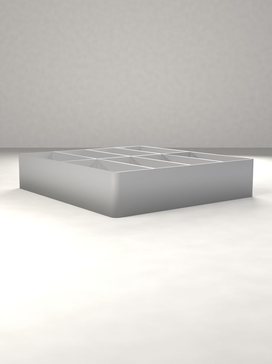 Açık Organizer Kutu (90 × 100 × 20 mm, 4 × 2 Gözlü)