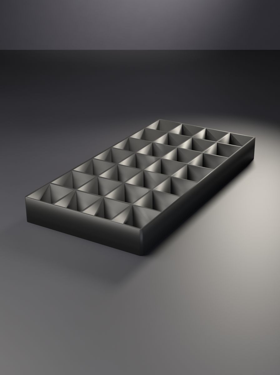 Açık Organizer Kutu (90 × 180 × 18 mm, 4 × 7 Gözlü)