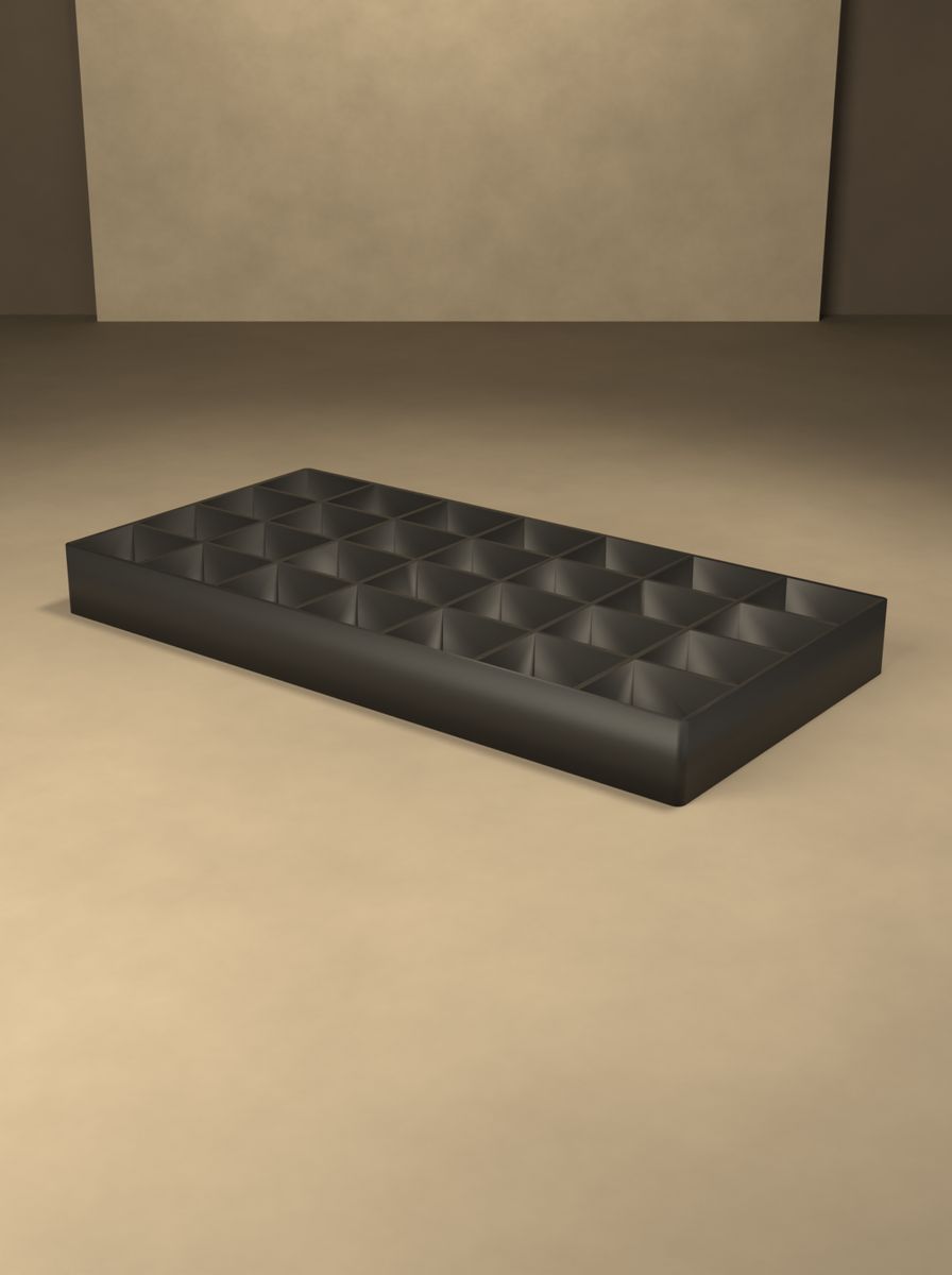 Açık Organizer Kutu (90 × 180 × 18 mm, 4 × 7 Gözlü) görsel 4