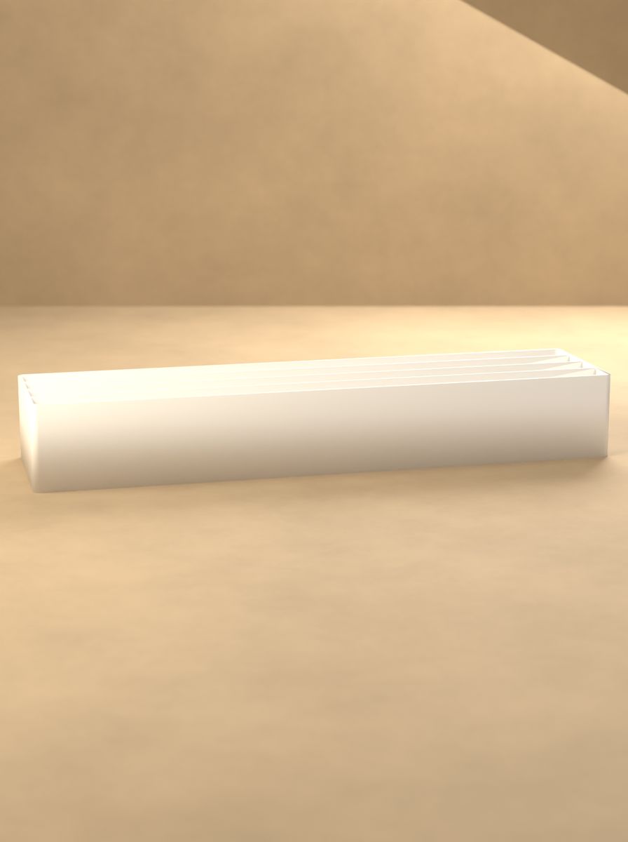Açık Uzun Bölmeli Organizer Kutu (240 × 60 × 35 mm, 1 × 4 Gözlü) görsel 3