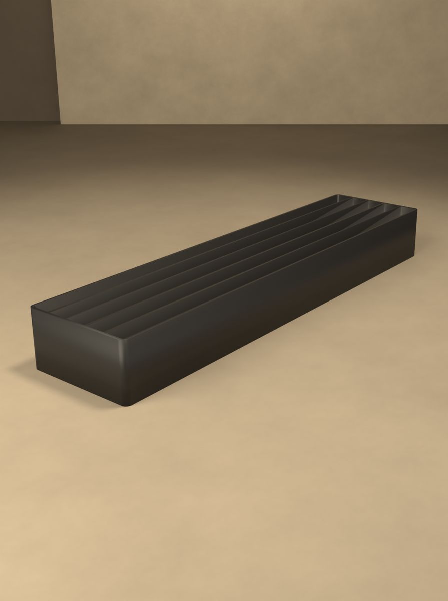 Açık Uzun Bölmeli Organizer Kutu (250 × 60 × 30 mm, 1 × 5 Gözlü) görsel 4