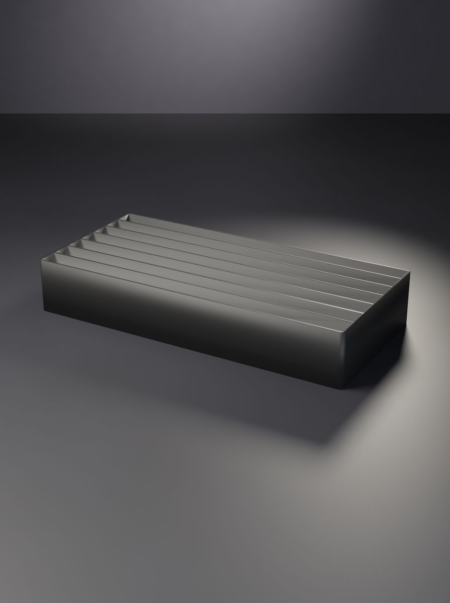 Açık Uzun Organizer Kutu (210 × 100 × 35 mm, 1 × 7 Gözlü)