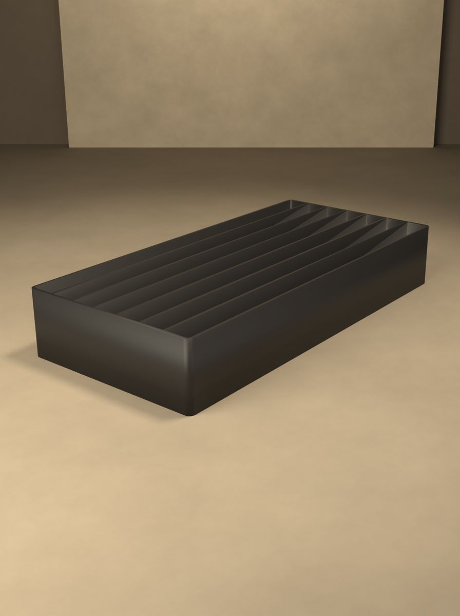 Açık Uzun Organizer Kutu (210 × 100 × 35 mm, 1 × 7 Gözlü) görsel 4