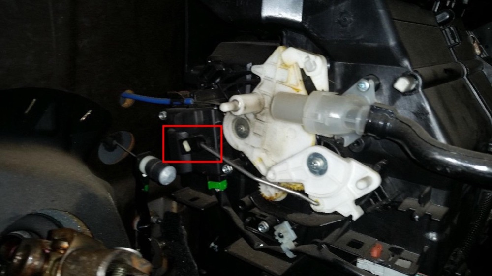 Acura RSX uyumlu kalorifer klape motoru kolu