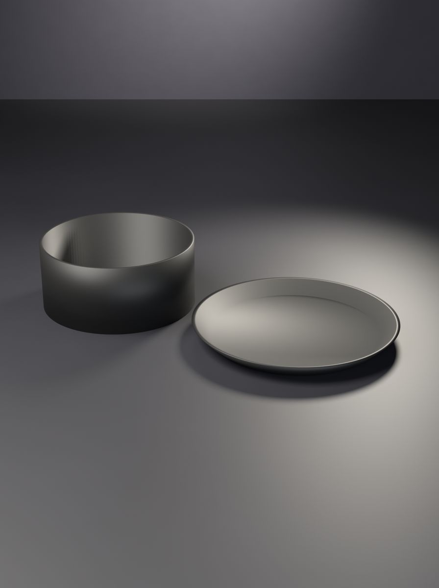 Alçak Tabaklı Silindir Saksı (95 mm Çap, 42 mm Yükseklik, Drenaj Delikli)