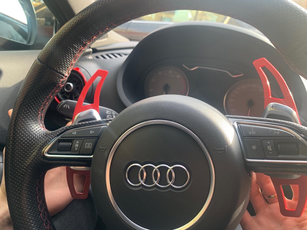 Audi A3 8P S-Tronic Vites Kulakçığı (Paddle Shift) Uzatma Seti (2 Parça)