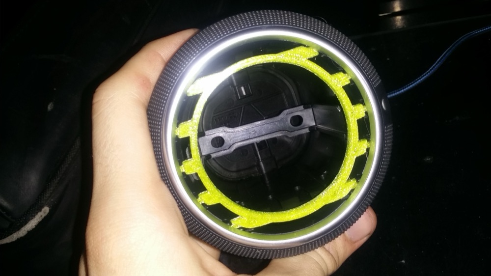 Audi A3 Yuvarlak Havalandırma 52 mm Gösterge Yuvası (Boost/Yağ/Su) görsel 2