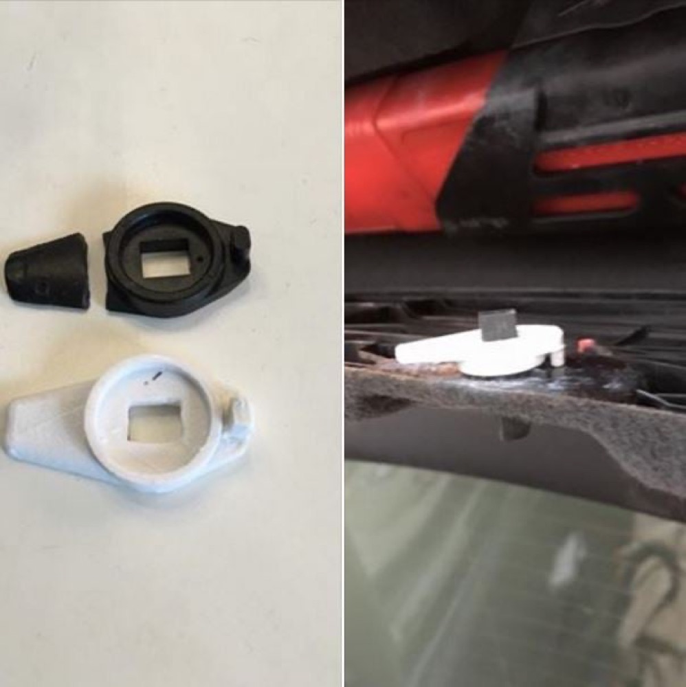 Audi A4 B6 Bagaj Kapağı İç Kapak Mandalı (Çevirmeli Kilit)