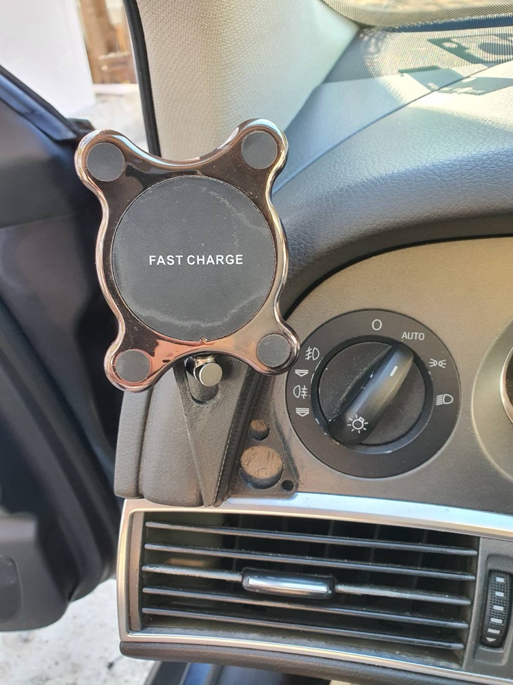 Audi A6 C6 (4F) Telefon Tutucu / Kablosuz Şarj Braketi
