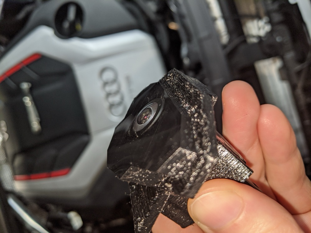 Audi A5/S5 B9 Ön Izgara Aftermarket Kamera Tutucusu görsel 2