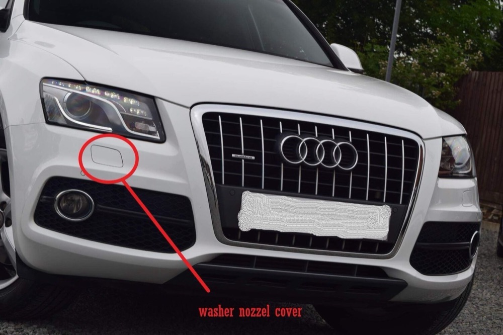 Audi Q5 Ön Tampon Far Yıkama Kapağı görsel 2