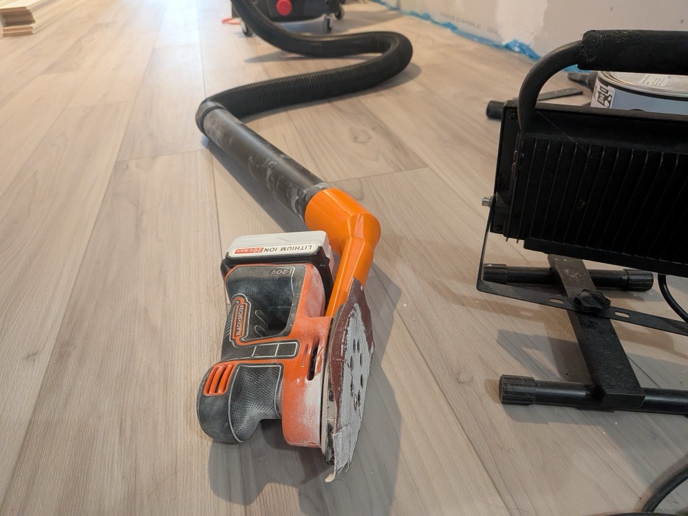 Black+Decker 20V Zımpara — Vakum Hortumu Adaptörü (2.5")