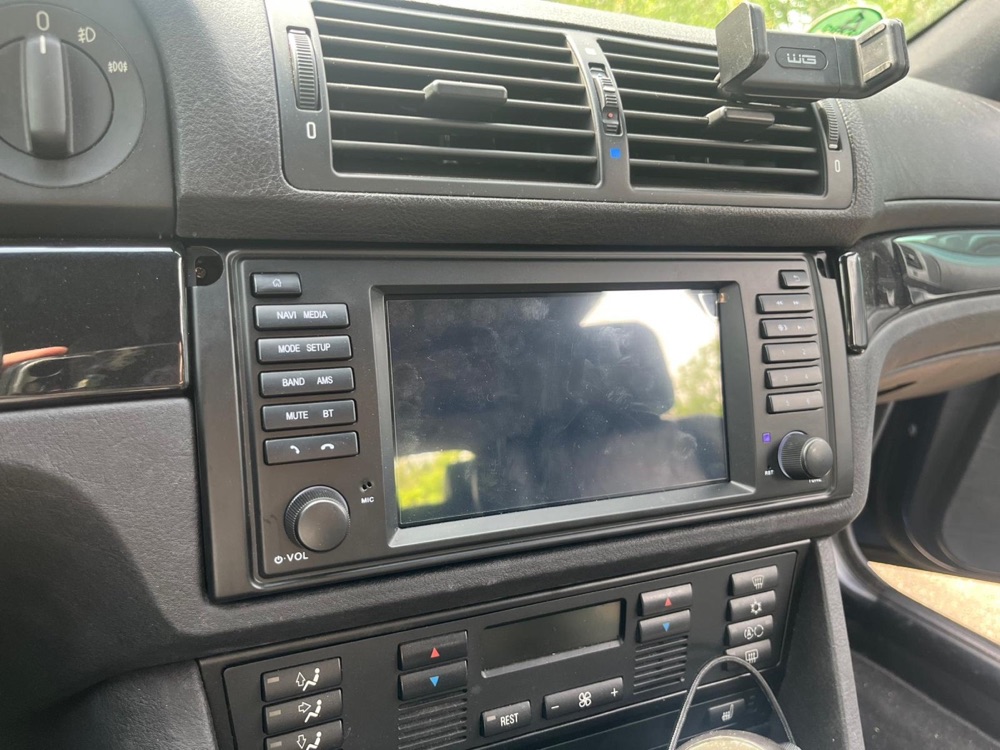 BMW E39 Xtrons PX7439BL Radyo Montaj Braketleri görsel 4