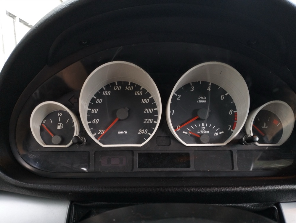BMW E46 Gösterge Paneli Çerçeveleri
