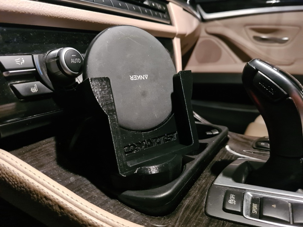 BMW F10 / F11 Uyumlu Kablosuz Şarj Destekli Telefon Tutucu Aparat