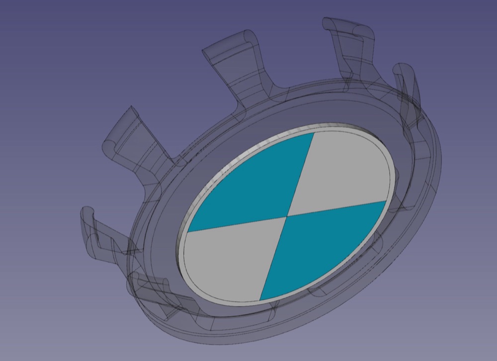 BMW Jant Göbek Kapağı 57mm görsel 3