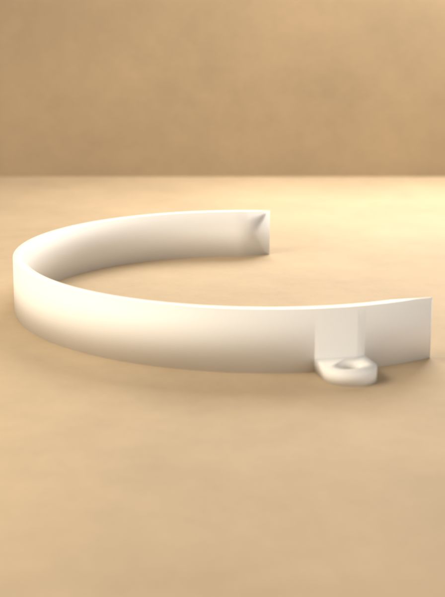 Boru Kelepçesi 120 mm (M5 Vida ile Sabitlenen) görsel 3