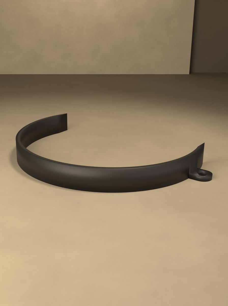 Boru Kelepçesi 120 mm (M5 Vida ile Sabitlenen) görsel 4