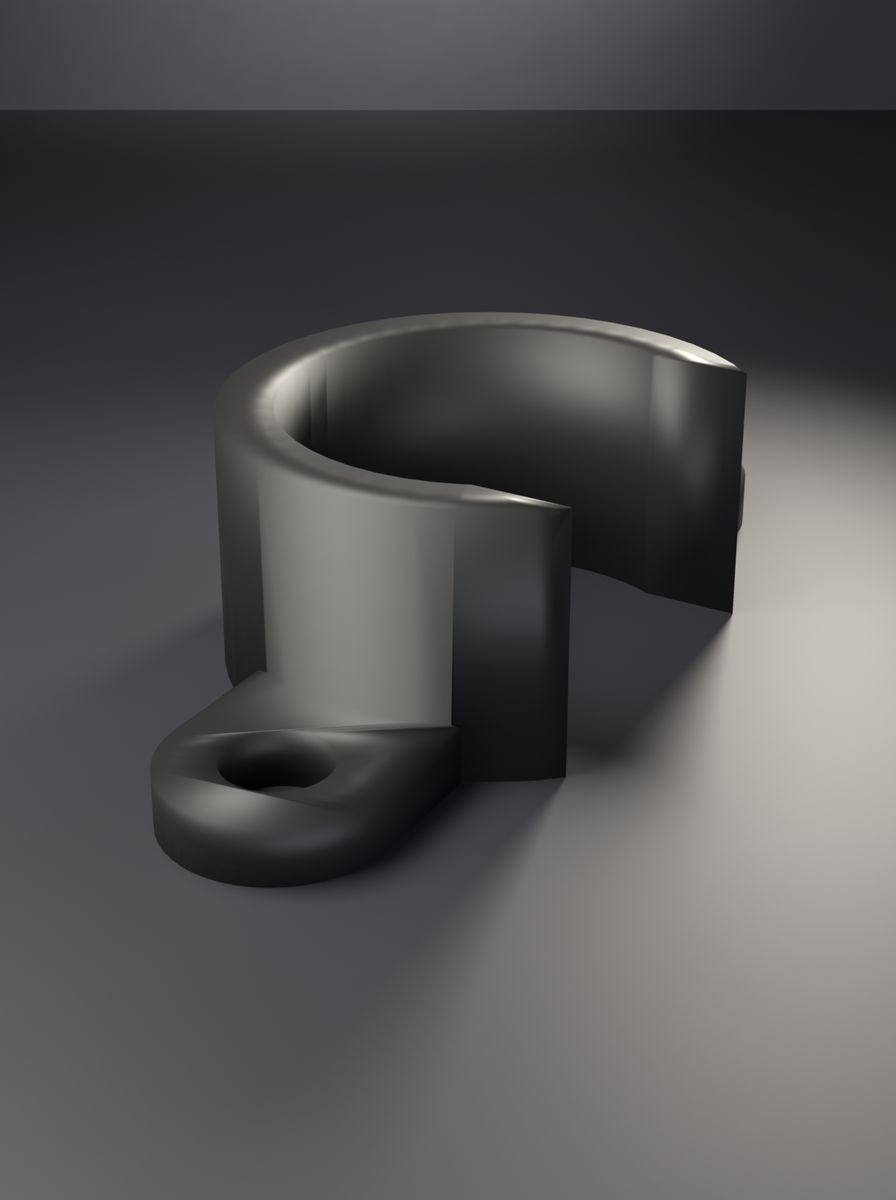 Boru Kelepçesi 22 mm (M5 Vida ile Sabitlenen)