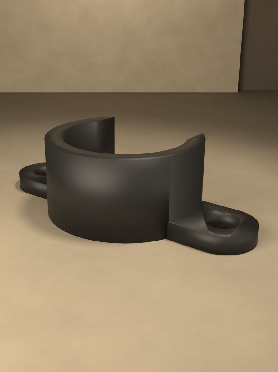 Boru Kelepçesi 22 mm (M5 Vida ile Sabitlenen) görsel 4