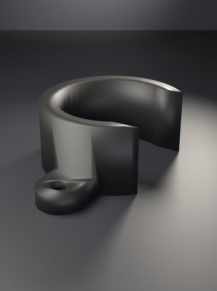 Boru Kelepçesi 24 mm (M3 Vida ile Sabitlenen)