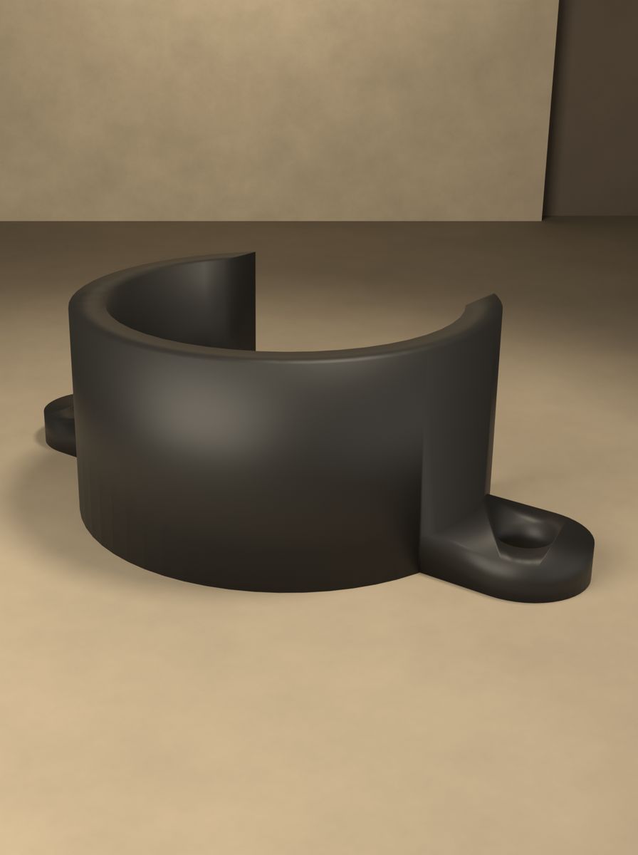 Boru Kelepçesi 30 mm (M4 Vida ile Sabitlenen) görsel 4