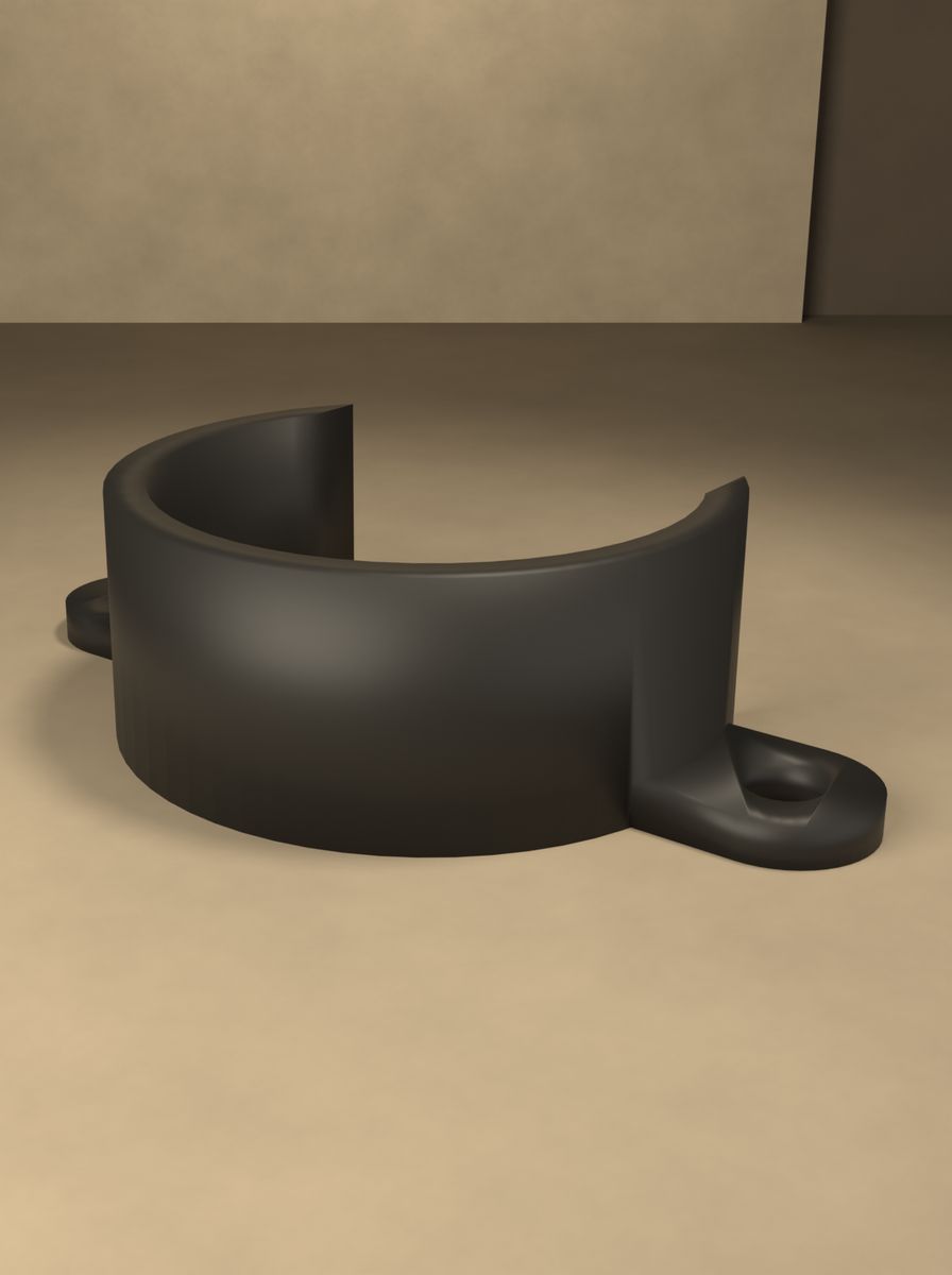 Boru Kelepçesi 32 mm (M4 Vida ile Sabitlenen) görsel 4