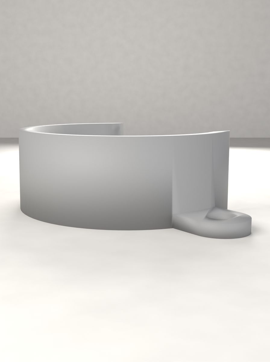 Boru Kelepçesi 38 mm (M4 Vida ile Sabitlenen) görsel 2